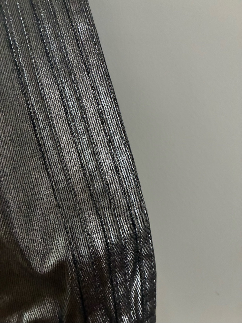 adidas Silver Metallic Track Jacket and Pants Set - Picture 5 of 7